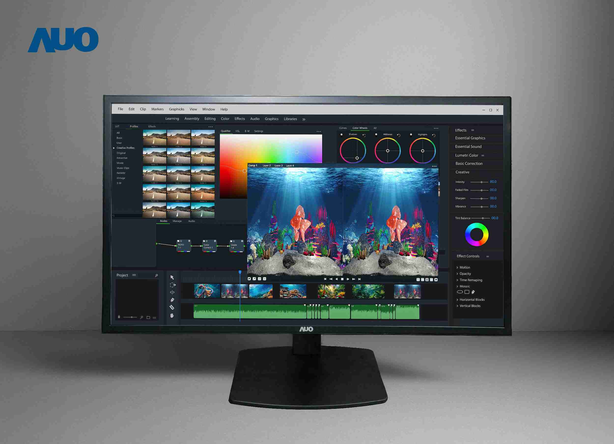 OBPay开发32吋2D/3D专业桌上型显示器，，，，拥有8K4K超高分辨率，，，，并以低串扰算法优化3D显示效果，，，搭载自动眼球追踪功能，，，，能实时调整3D图像，，进行实时2D与3D无缝共存窗口，，提供图像设计工作者突破二维接口的崭新工作氛围与效率